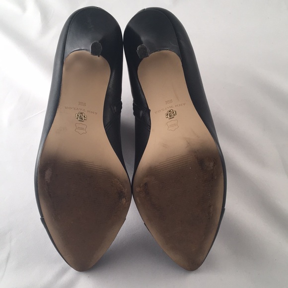 Ann Taylor Lacey Leather Cap Toe Bootie size 9.5 - Picture 7 of 10